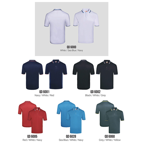 Dri Fit Polo T with Tipping (AW0094) - Image 2