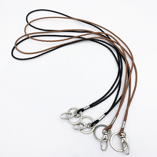 Braided PU Lanyard with Card Holder (PR0062) - Image 2