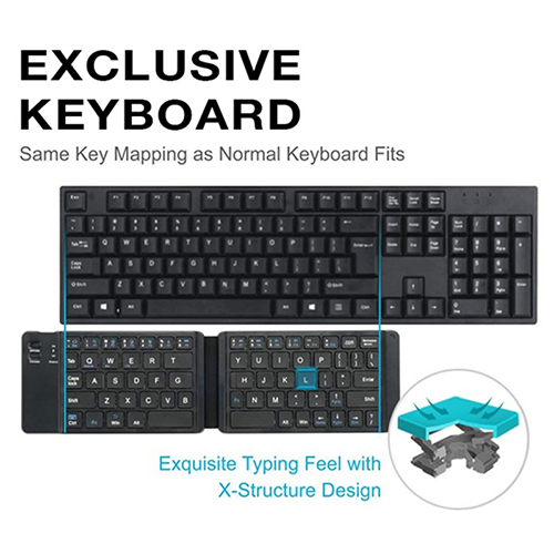 Wireless Foldable Pocket Size Keyboard (GE0153) - Image 4