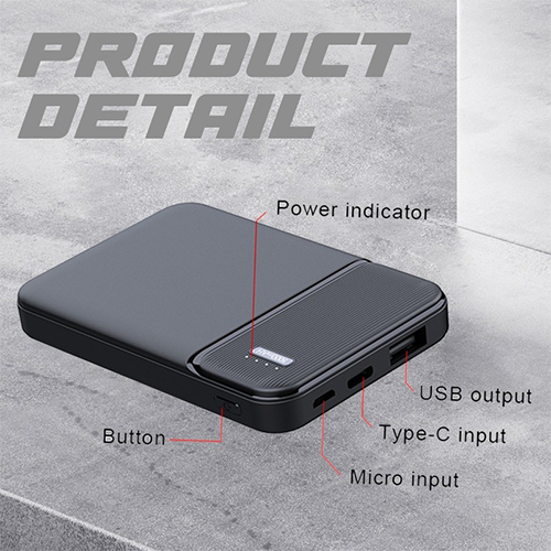5000mAh Econ Slim Powerbank (GE0169) - Image 4