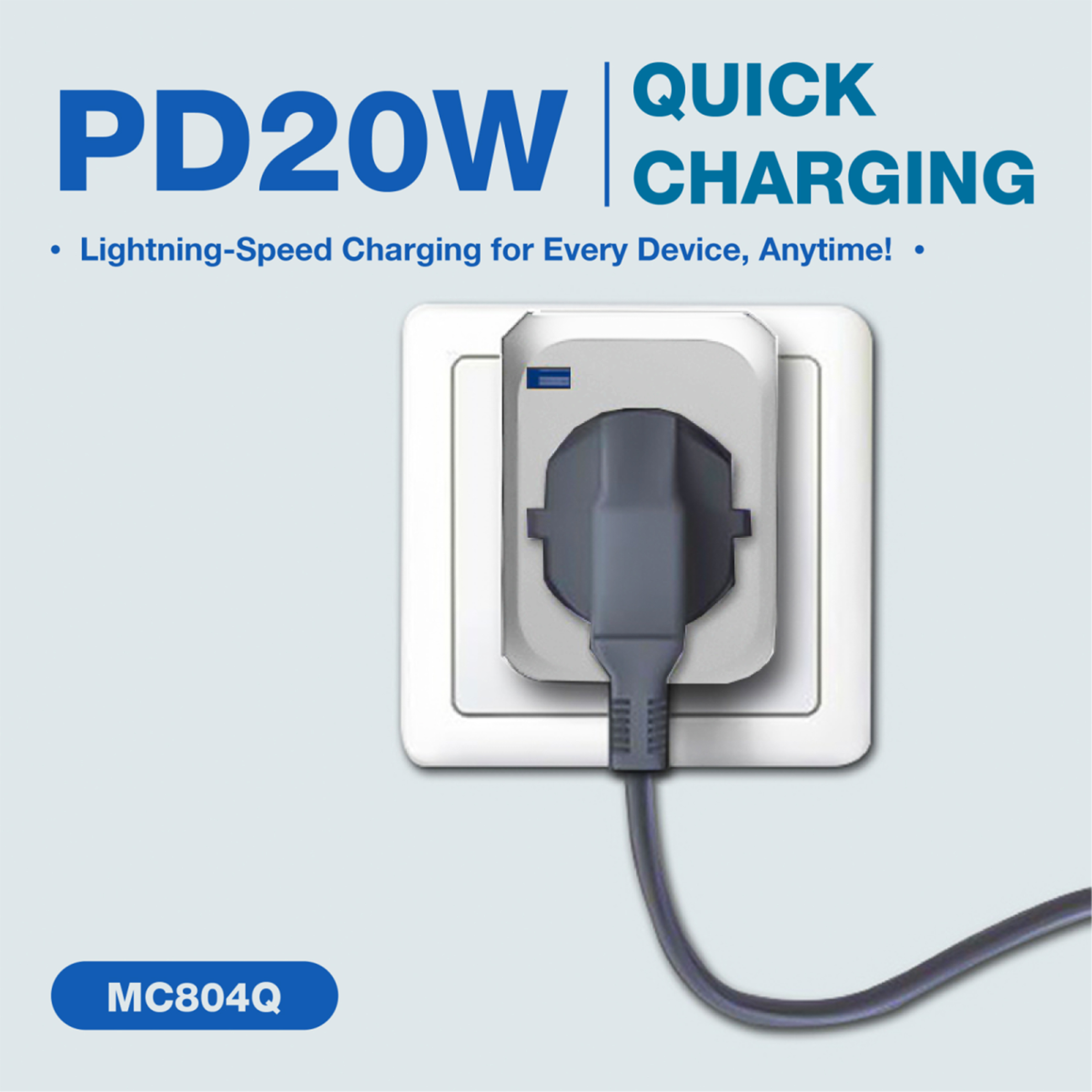 Travel Adaptor with 2 USB + 1 Type C Port_Quick Charge (TA0077) - Image 5