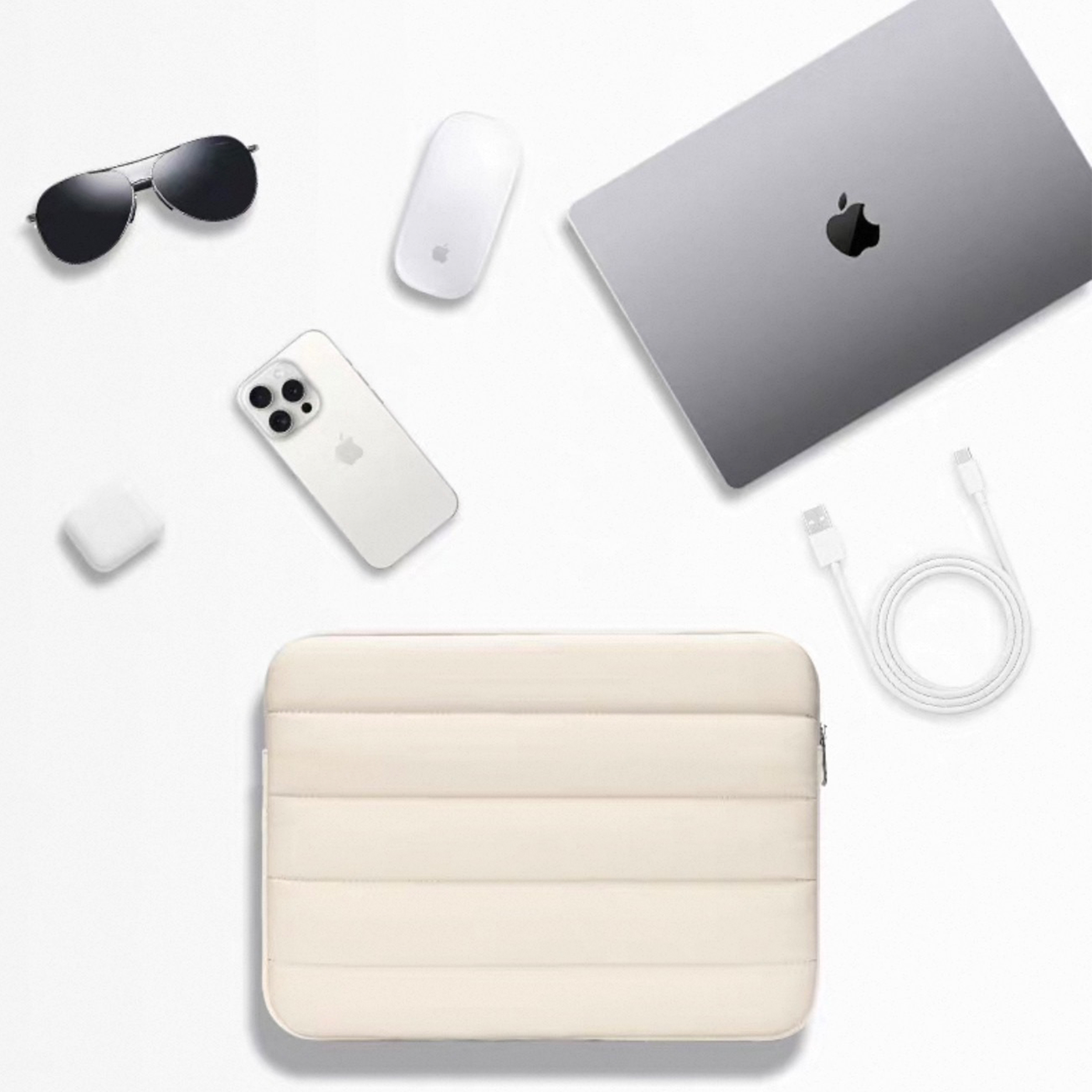 15” Puffy Padded Laptop Sleeve (B0218) - Image 4