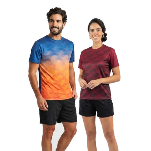 Sunset Horizon Performance Round Neck - Unisex (AW0179)