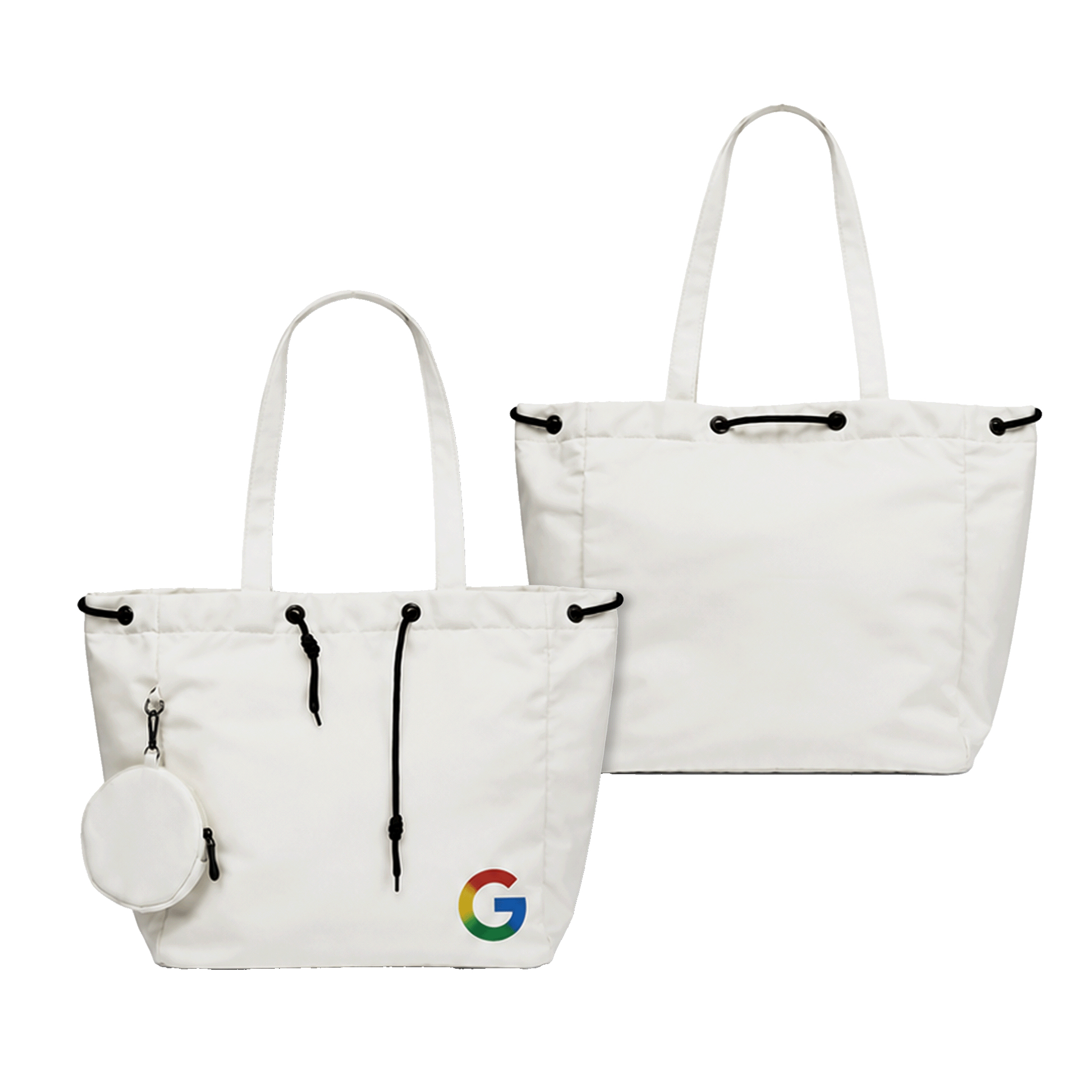 Nylon Everyday Tote Bag with Pouch (B0227)