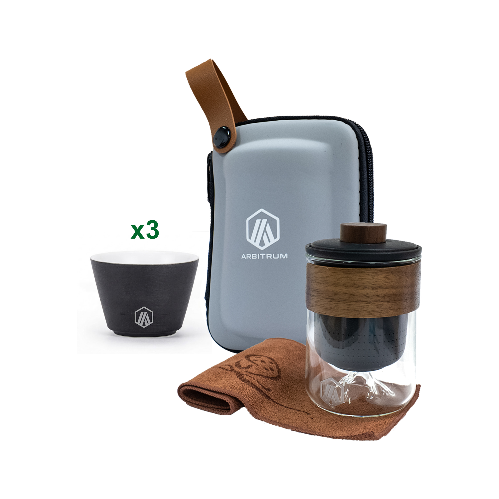 Portable Tea Set with Case (LS0295)
