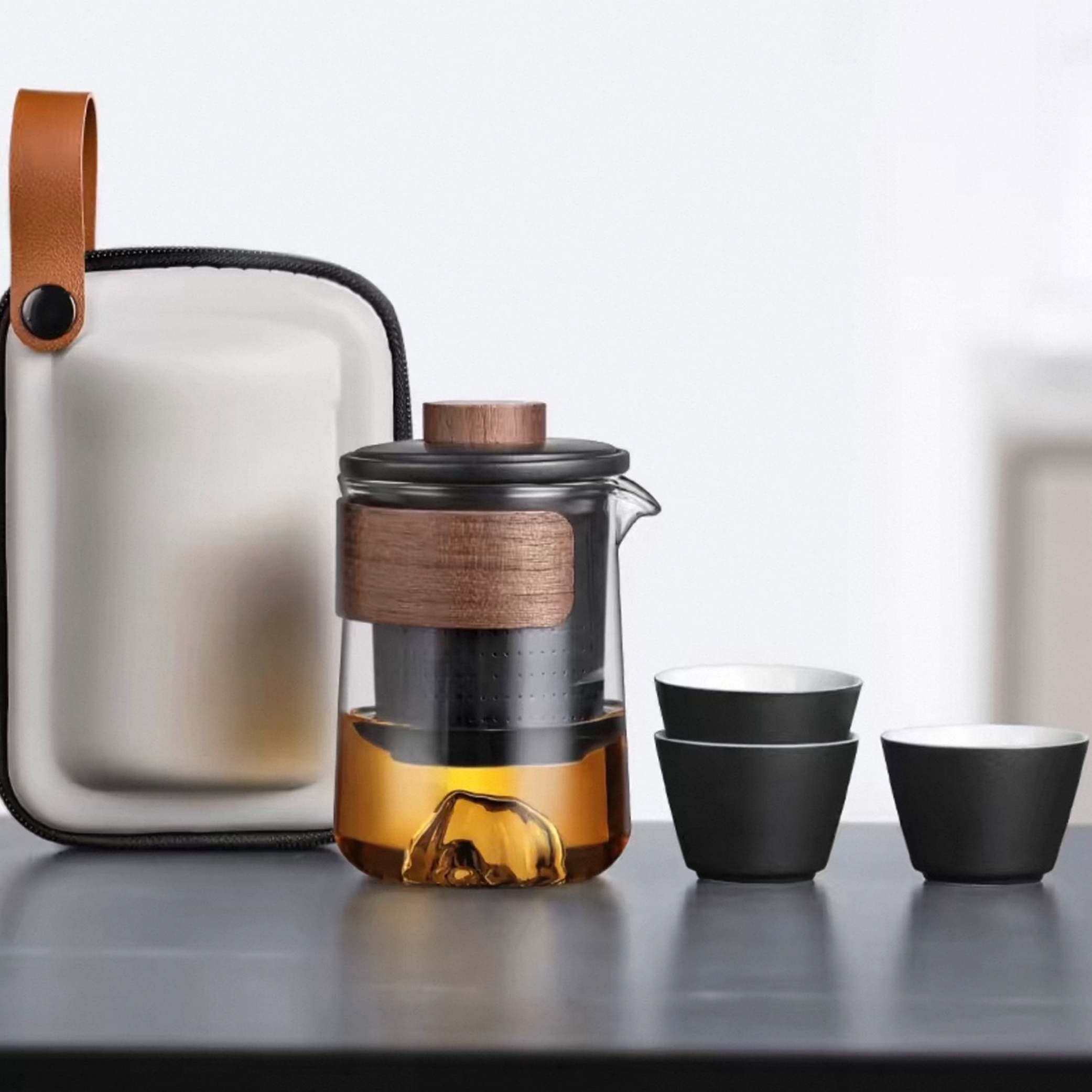 Portable Tea Set with Case (LS0295) - Image 2